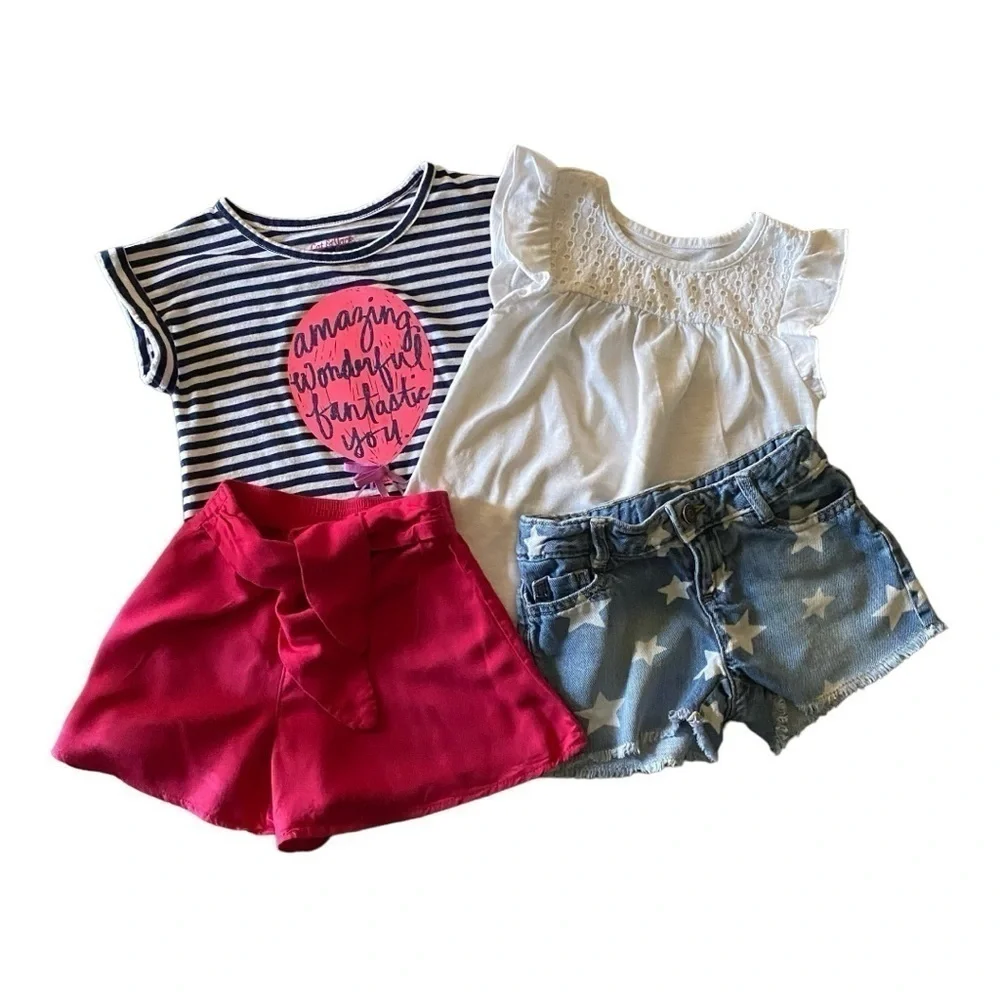 GIRLS BUNDLE-SIZE 4-GYMBOREE-CHEROKEE-CAT & JACK